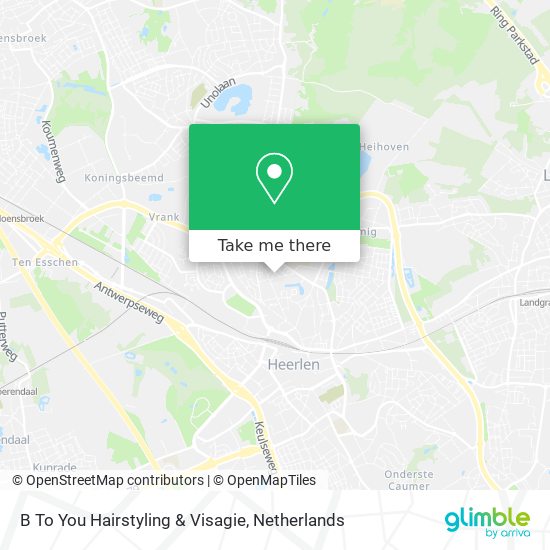 B To You Hairstyling & Visagie map