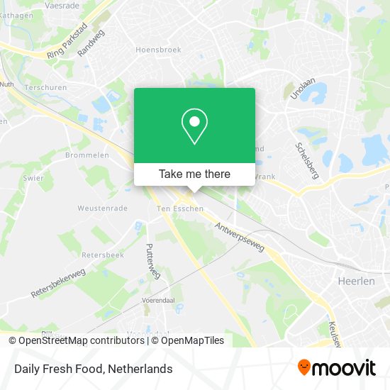 Daily Fresh Food map