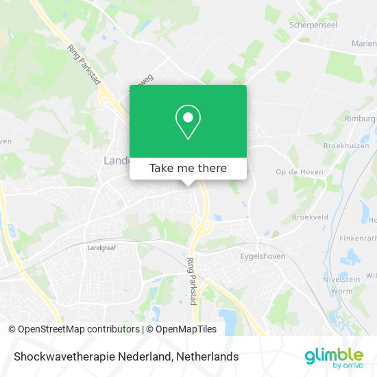 Shockwavetherapie Nederland map