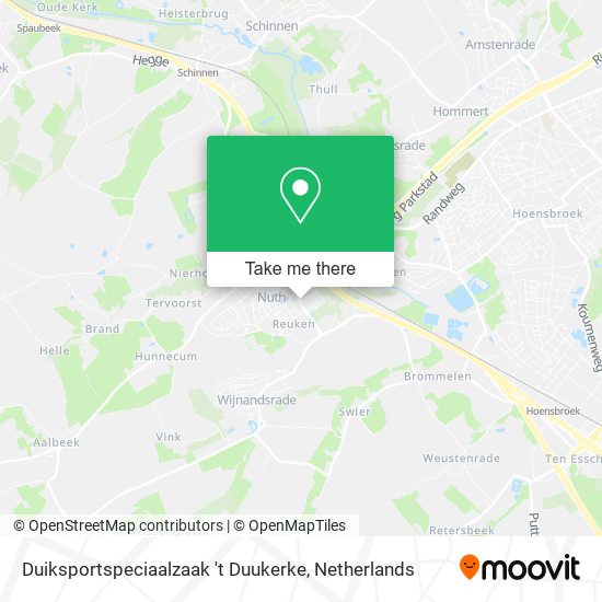 Duiksportspeciaalzaak 't Duukerke map