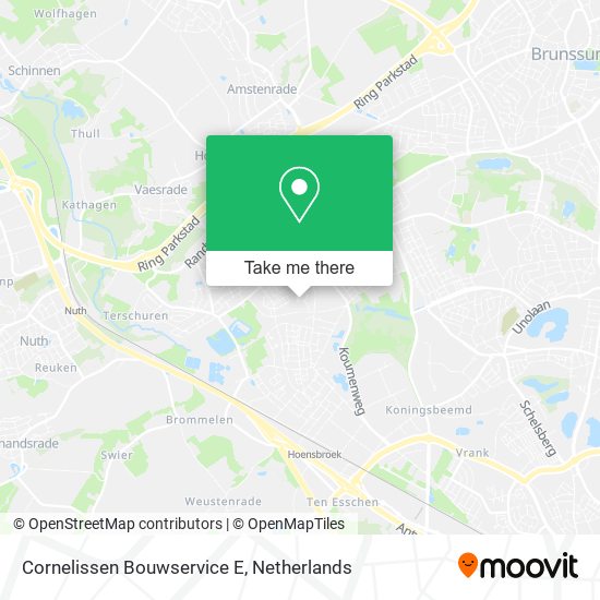 Cornelissen Bouwservice E map