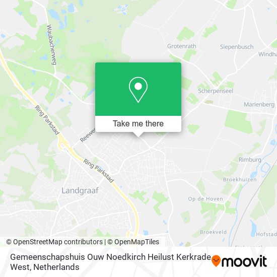 Gemeenschapshuis Ouw Noedkirch Heilust Kerkrade West Karte