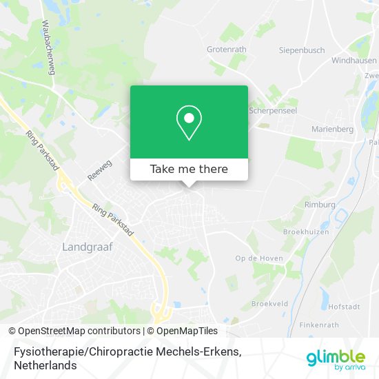 Fysiotherapie / Chiropractie Mechels-Erkens map