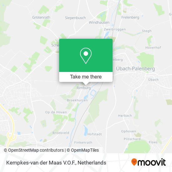 Kempkes-van der Maas V.O.F. Karte