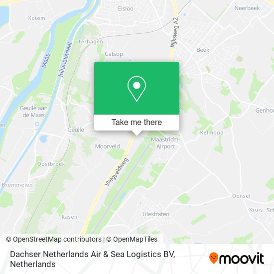 Dachser Netherlands Air & Sea Logistics BV map