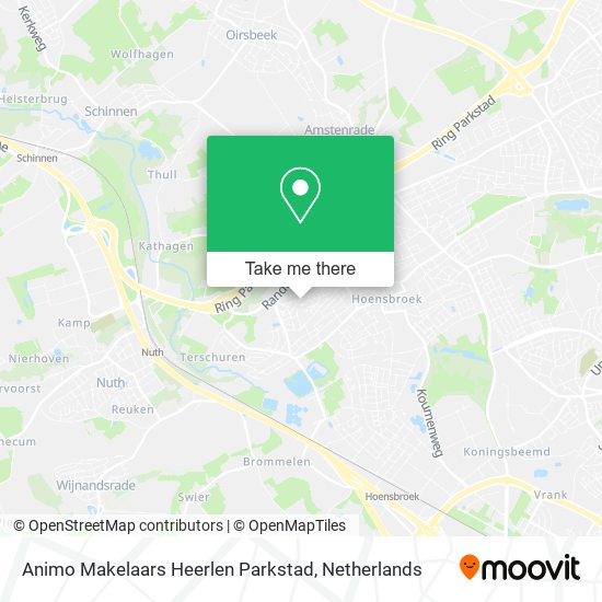 Animo Makelaars Heerlen Parkstad map