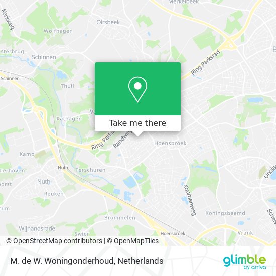 M. de W. Woningonderhoud map