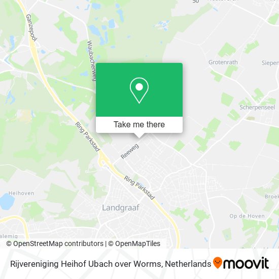 Rijvereniging Heihof Ubach over Worms map