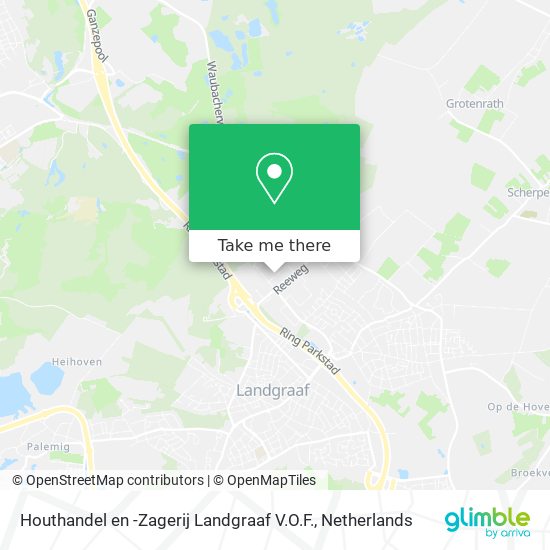 Houthandel en -Zagerij Landgraaf V.O.F. Karte