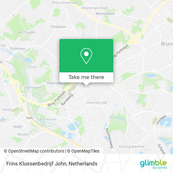 Frins Klussenbedrijf John map