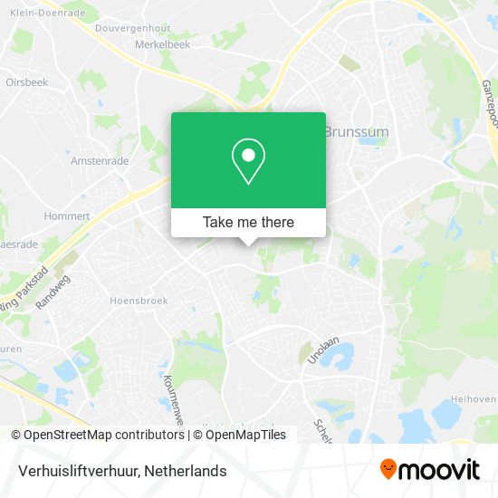 Verhuisliftverhuur map