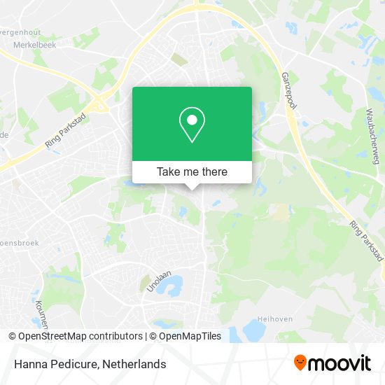 Hanna Pedicure map