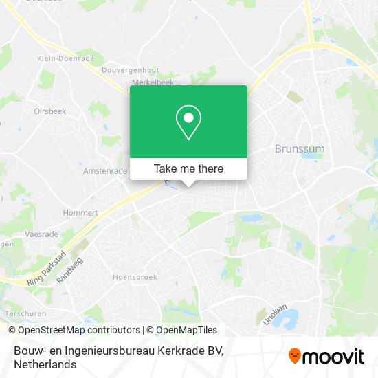 Bouw- en Ingenieursbureau Kerkrade BV map