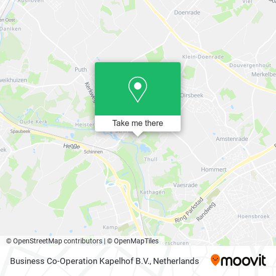 Business Co-Operation Kapelhof B.V. map
