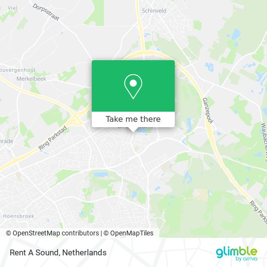 Rent A Sound map