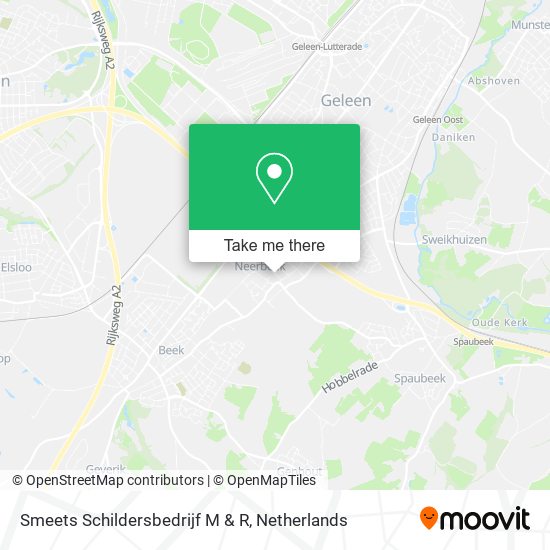 Smeets Schildersbedrijf M & R map