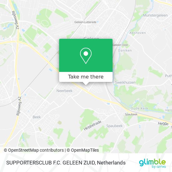 SUPPORTERSCLUB F.C. GELEEN ZUID map