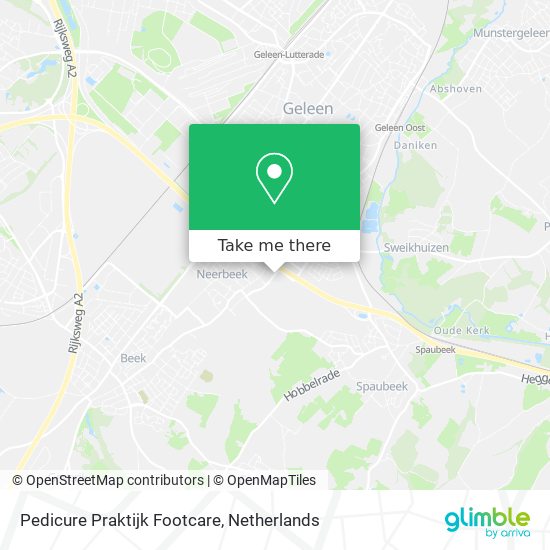 Pedicure Praktijk Footcare map