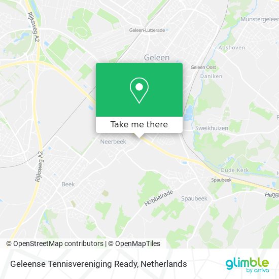 Geleense Tennisvereniging Ready map