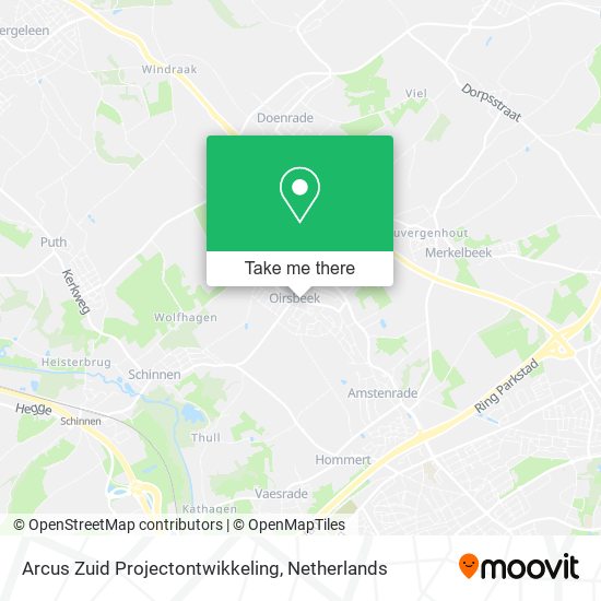 Arcus Zuid Projectontwikkeling map