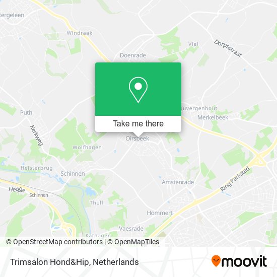 Trimsalon Hond&Hip map