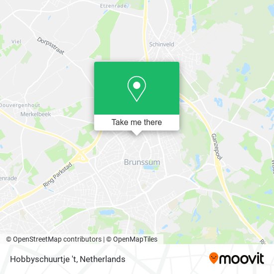 Hobbyschuurtje 't map