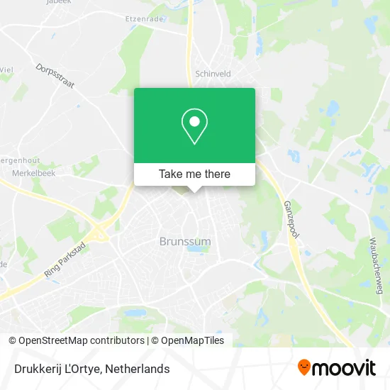 Drukkerij L'Ortye map