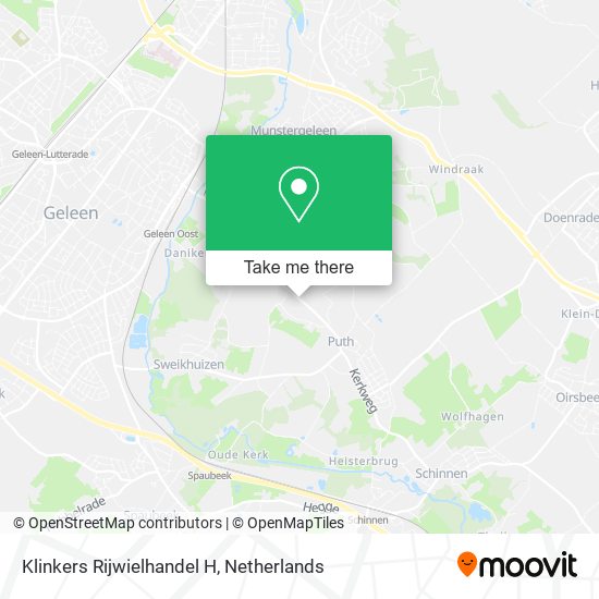 Klinkers Rijwielhandel H map