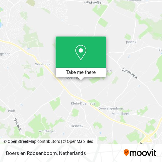 Boers en Roosenboom map