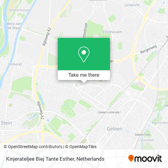 Kinjerateljee Biej Tante Esther map