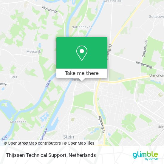 Thijssen Technical Support map