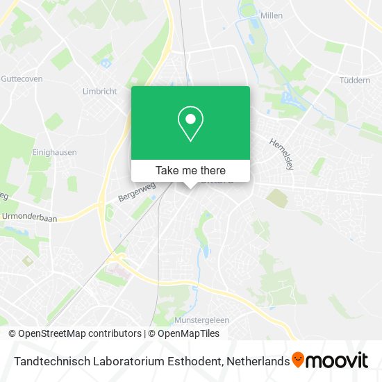 Tandtechnisch Laboratorium Esthodent map