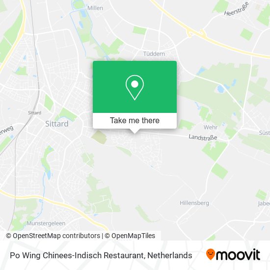 Po Wing Chinees-Indisch Restaurant Karte