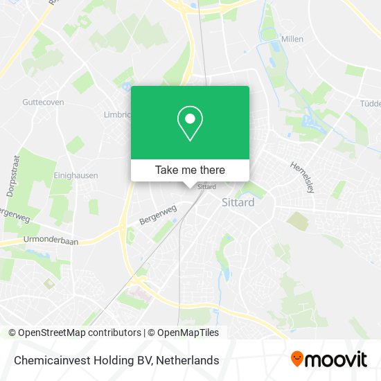 Chemicainvest Holding BV map