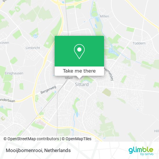 Mooijbomenrooi map