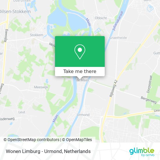 Wonen Limburg - Urmond map