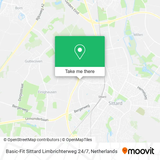 Basic-Fit Sittard Limbrichterweg 24 / 7 map