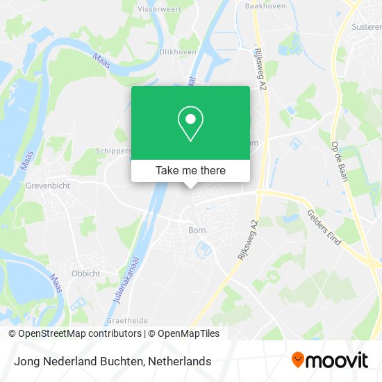 Jong Nederland Buchten map