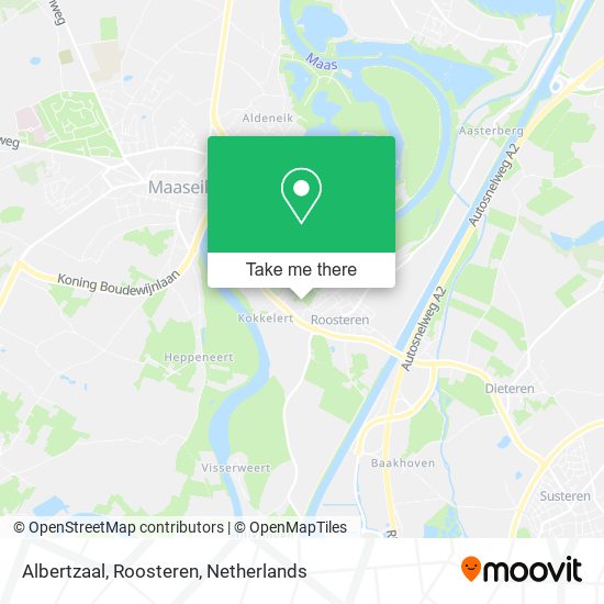 Albertzaal, Roosteren map