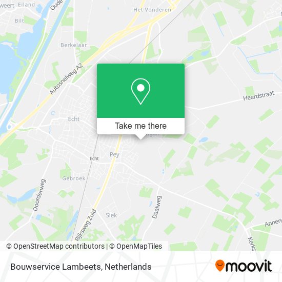 Bouwservice Lambeets map