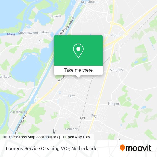 Lourens Service Cleaning VOF map