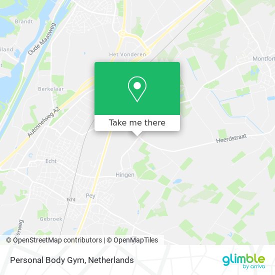 Personal Body Gym map