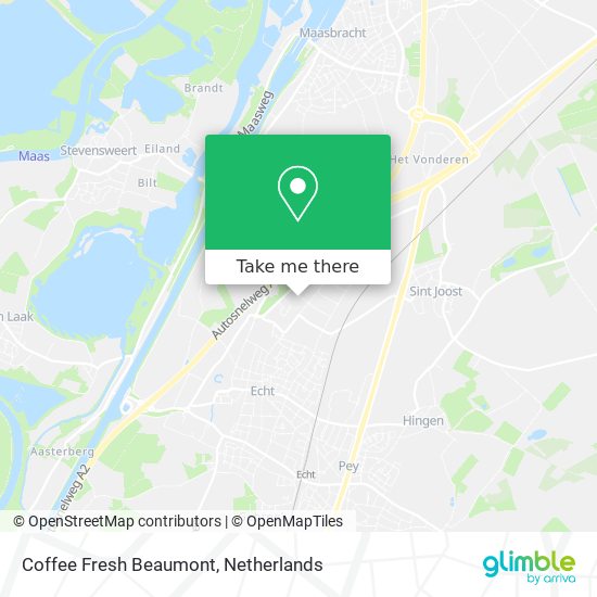 Coffee Fresh Beaumont map