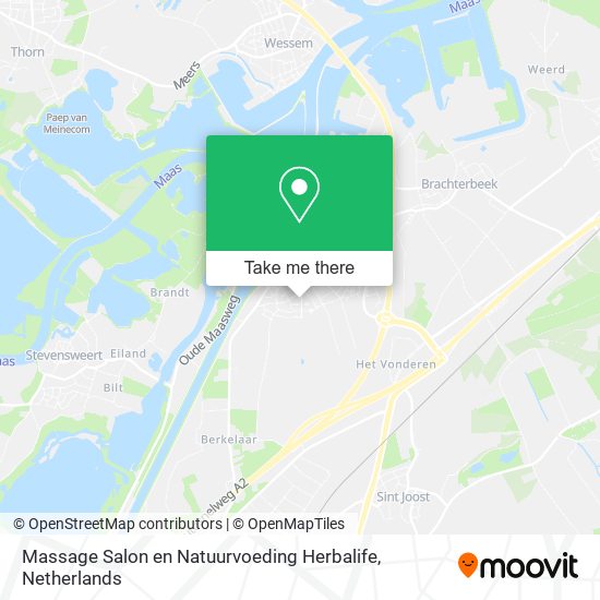 Massage Salon en Natuurvoeding Herbalife map