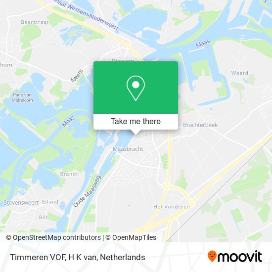 Timmeren VOF, H K van map