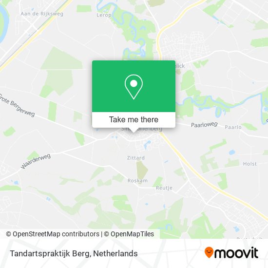 Tandartspraktijk Berg Karte