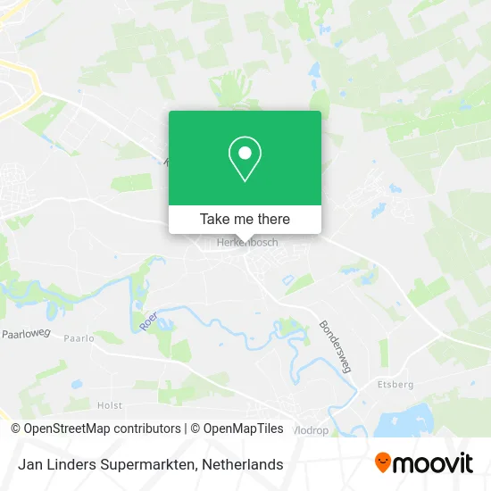 Jan Linders Supermarkten map