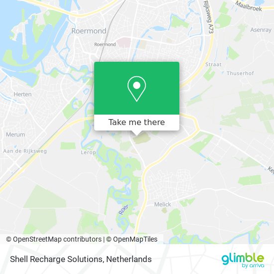 Shell Recharge Solutions map