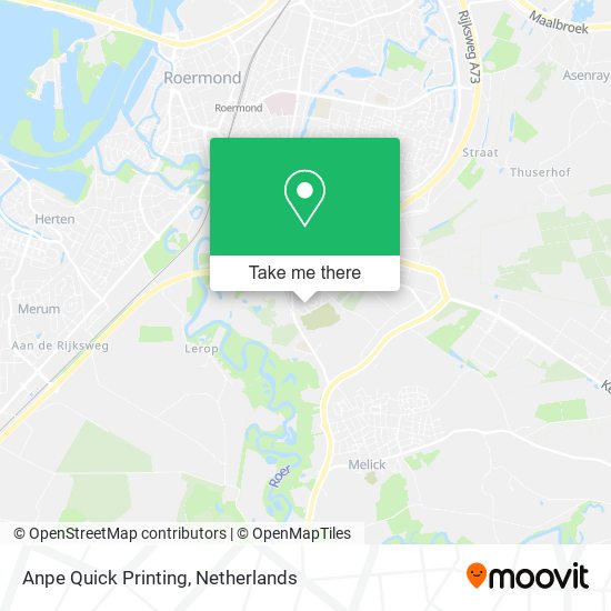 Anpe Quick Printing map
