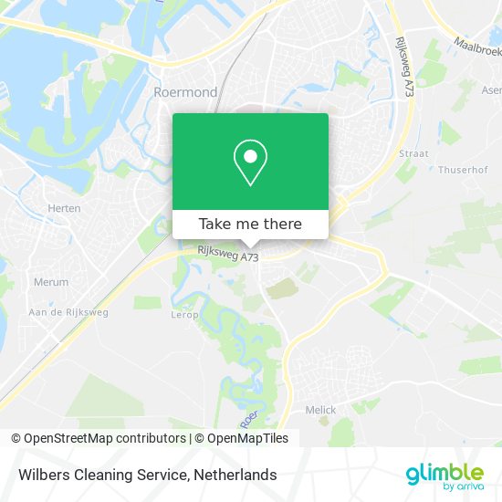 Wilbers Cleaning Service map